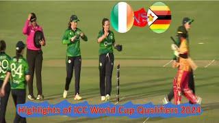 Highlights  Ireland W vs Zimbabwe W  ICC WT 20 Qualifier 2024