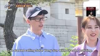 Yoo Jaesuk taking care of Solar  Yongsun 