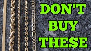 STAY AWAY from these GOLD CHAINS