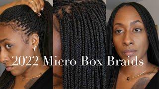 2022 Micro Box Braid Video Braid with me