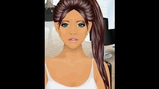 Stardoll high ponytail tutorial- easy