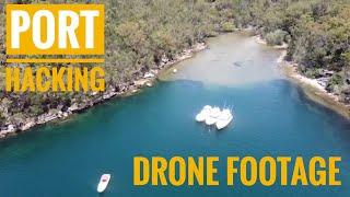 Port Hacking drone footage jibbon beach and South West arm DJI mini 2