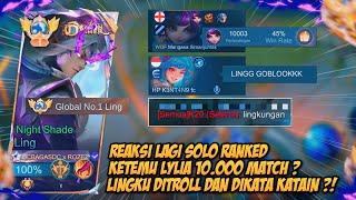 LAGI SOLO RANKED PAKE AKUN JOKI KETEMU LYLIA 10.000 MATCH + TEAM OPEN MIC MALAH DITROLL - MLBB