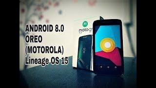 Android 8 0 Oreo  Rom & Gapps  First Look On Moto G4 Play