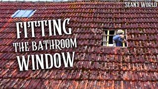 Watch Me Cut a Bathroom Window with a CHAINSAW - You Wont Believe the Result