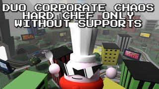 Chef Only Without Supports Duo Corporate Chaos Hard  Roblox Tower Heroes