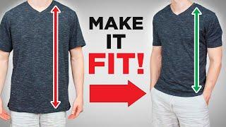 How To Tailor A Long T-shirt In 4 Mins The Easy Way