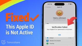 FIXED How to Fix This Apple ID is Not Active Error on iPhone  Apple ID is Not Active Fixed 2024