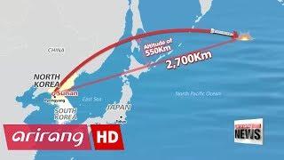 North Korea fires ballistic missile directly over Japan