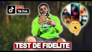  INCROYABLE TEST DE FIDÉLITÉ EN PLEIN LIVE TIKTOK  ELLE NE RECONNAIT PAS SON MEC