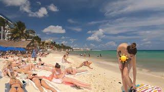 Mexico Spring Break  Riviera Maya Beach Walk Tour 2022