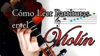 Como leer partituras en el Violín