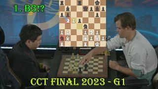 B3 OPENING Wesley So vs Magnus Carlsen  CCT Final 2023 - G1 - Day 1