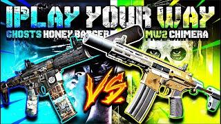 Ghosts Honey Badger vs. MW2 Chimera iPlay Your Way