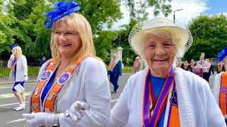 Grand Orange Lodge of Scotland church parade 2024 full parade.