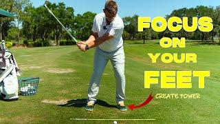 Learn How To Start Your Downswing Like A Pro By Using Your Feet Like This...