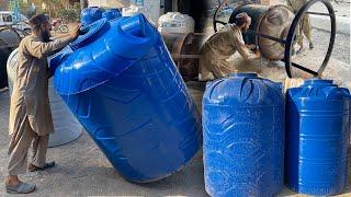 Unbelievable Technique of Making Water Tank In a Factory  Art of Plastic Water Tank Production