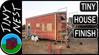 Tiny House Exterior Finish Ep.70