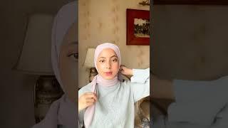 Rekomendasi Hijab Segiempat Melayu Tali Instant #shorts #hijabstyle