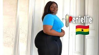 Peniellie  Stunning Thicc N Curvy Ghanaian Plus Size Fashion Model - Biography Wiki Lifestyle Facts