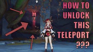 How to unlock the Upside Down Teleport Waypoint in Chasm  Genshin Impact