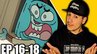 The Amazing World Of Gumball S2 Ep 16-18 REACTION DONT BE A FLAKER