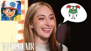 Sarah Natochenny Ash from Pokémon Improvises 10 New Cartoon Voices  Vanity Fair