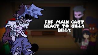 FNF Main Cast react to Vs Yourself Hit Single Real Silly Billy