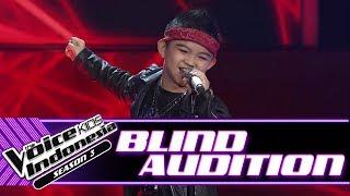 Moses - Welcome To The Jungle   Blind Auditions  The Voice Kids Indonesia Season 3 GTV 2018