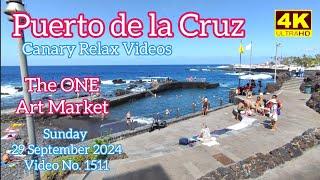 Tenerife ️ Puerto de la Cruz The ONE Art Market 29 September 2024 Teneriffa