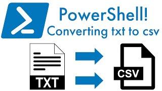 PowerShell Converting Text Files to csv