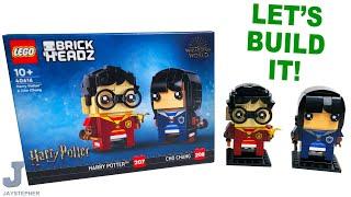 LEGO BrickHeadz 2023 Harry Potter And Cho Change 40616 Complete Build