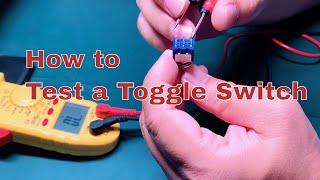 How To Test a Tiny Mini Toggle switch Harfington_official