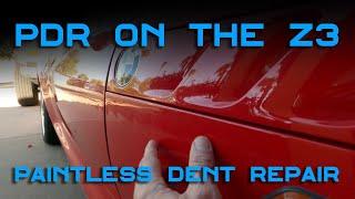 PDR Paintless Dent Repair on my BMW Z3 fixing door dings etc DIY How To