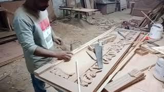 Amazing Woodworking Carpentry Skills  How To Build Dubble Bed  DIY Plywood Bed  #woodworking  #09