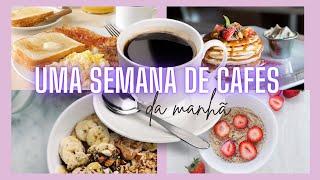 IDEIAS DE CAFÉ DA MANHÃ PARA A SEMANA TODA receitas saudáveis