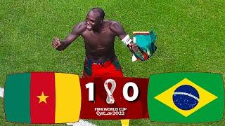 CAMEROON VS BRAZIL VINCENT ABOUBAKAR GIVES VICTORY TO CAMEROON