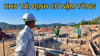 Cấp Tốc Làm Tăng Ca Ngày Đêm Để Kịp Tiến Độ  Khu Tái Định Cư Nậm Tông