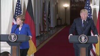 Trump Press Conference With German Chancellor Merkel - Full Event