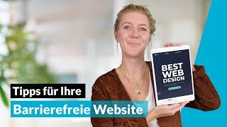 So wird die Website barrierefrei Tipps für eine nachhaltigere Website  Kurz erklärt