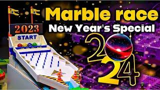 Exciting Marble Race to Kick Off 2024 Join the Celebration with Fubecas Marble Runs