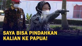 Mensos Risma Marahi Pegawainya Saat Tinjau Dapur Umum di Bandung Ancam Pindahkan ke Papua