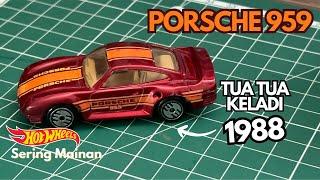 Hot Wheels Porsche 959 Tua Tua Keladi. Rare Keluaran 1988