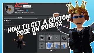 *NEW* How to get your Roblox avatar to pose on pc