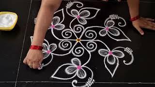 daily use rangoli  rangoli  rangoli design simple kolam daily muggulu easy rangoli design