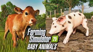 FS25 Baby Animals Twisters & Mud  Farming Simulator 25