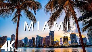 FLYING OVER MIAMI 4K UHD - Relaxing Music Along With Beautiful Nature Videos - 4K Video Ultra HD