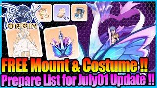 Wedding Prepare List Get FREE Mount & Costume Ragnarok Origin Global