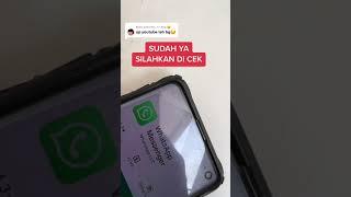 SUDAH YA SILAHKAN DI CEK