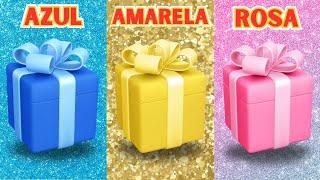 ESCOLHA SEU PRESENTE  Choose your gift 3 gift box challenge  ELIGE TU REGALO #chooseyourgift